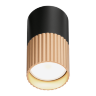 Светильник WOLTA WSL-GU10/18BG-1 под лампу GU10 Черный / золотой DUO - фото 3.