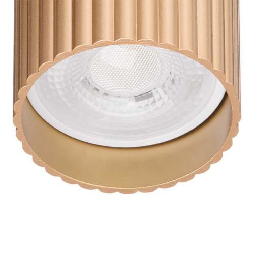 Светильник WOLTA WSL-GU10/18BG-1 под лампу GU10 Черный / золотой DUO - фото 7.