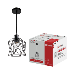 Светильник подвесной под лампу LOFT ATIKO-PN-E27-BL Е27 подвес 1м черный IN HOME
