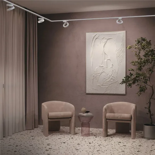 Трековый светильник Rim Unity 3000K 12Вт 110° (Черный) - фото 6