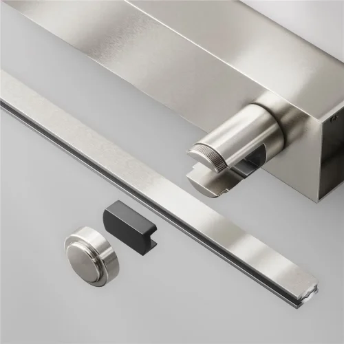 Основание настенное Wall для блока питания с вводом питания Flarity платина (Платина) - фото 4