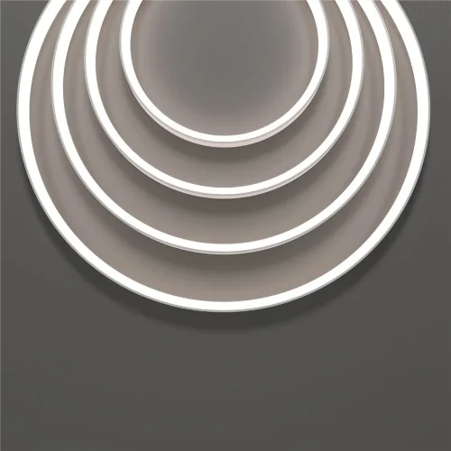 Термостойкий гибкий неон 13x7 24В 9,6Вт/м 4000K IP67 5м (вертикальный изгиб) 432055 (Белый) - фото 4