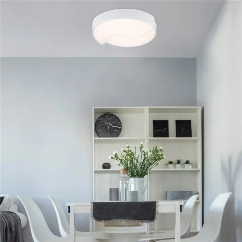Потолочный светильник FR6093CL-L48W Пазл / Puzzle 52 Вт LED с пультом ДУ (Белый) FR6093CL-L48W - фото 10