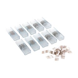 Переходник для одностороннего светодиодного гибкого неона LS001 220V 5050 RGB (10 шт.) PSL-12