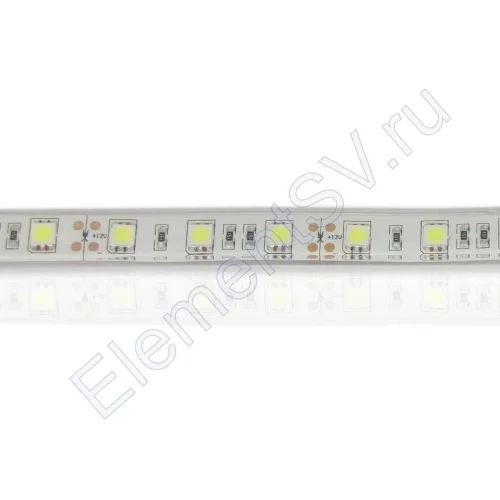 Светодиодная лента Standart PRO class, 5050, 60led/m, White, 12V, IP68 - фото 2.