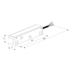 Slim Magnetic Ввод питания белый 85095/00 85095/00 (061245)