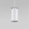 Подвесной светодиодный светильник DLS021 9+4W 4200К белый матовый/серебро - фото