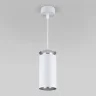Подвесной светодиодный светильник DLS021 9+4W 4200К белый матовый/серебро - фото 2