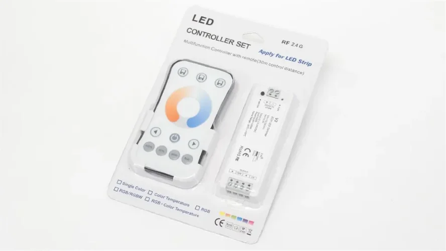 Контроллер с пультом CCT RF V2 IC38 (12-24V, 120-240W) - фото I