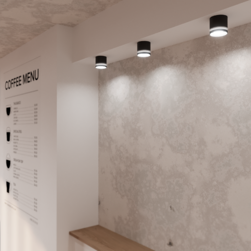 Светильник WOLTA WSL-GX53/04BL под лампу GX53 Черный MODERNO - фото 3.