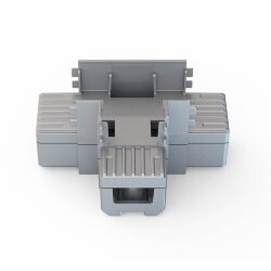 Т-образный алюминиевый соединитель профиля 7050 серый