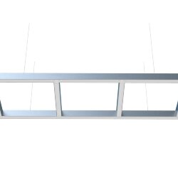 Т-образный алюминиевый соединитель профиля 7050 серый