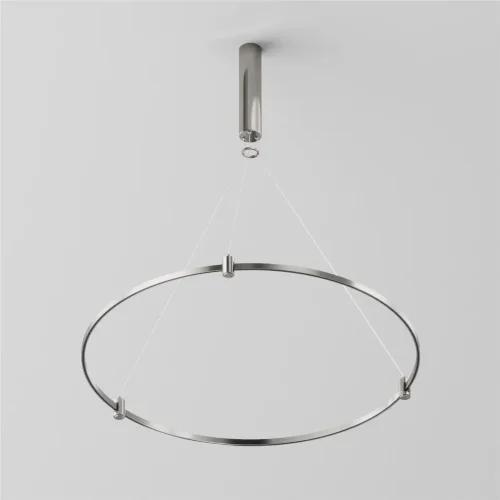 Готовая конструкция круглая D800мм c основанием под блок питания без светильников и блока питания, платина (Платина) TFC-Flar-H01-PT - фото