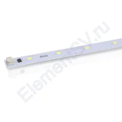 Светодиодная линейка 2835, 10 led, 220V, 5W, 350mm, D167, white