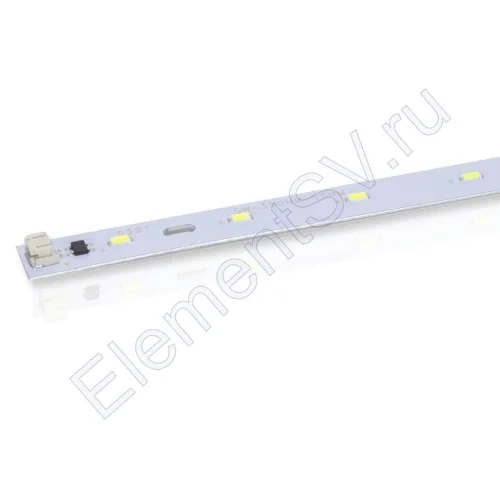 Светодиодная линейка 2835, 10 led, 220V, 5W, 350mm, D167, white - фото.