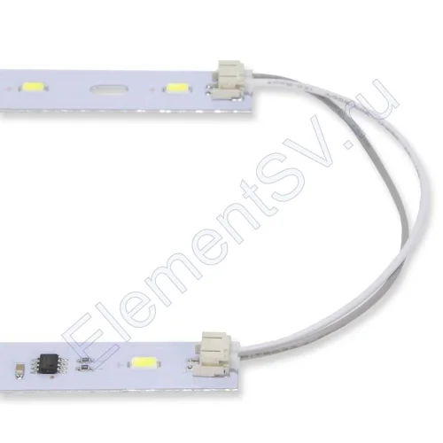 Светодиодная линейка 2835, 10 led, 220V, 5W, 350mm, D167, white - фото 3.