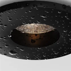 Потолочный светильник Бухта / Cove 3000К 2Вт IP 65 (Черный) O511DL-L2B3K