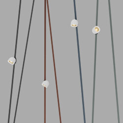 Поворотный светильник для трека-ремня Belty, серия Spot, со светодиодом, D100*H107мм, 48V DC, 12W, RA90, 38°, 3000K, IP20, белый с черным, алюминий, Denkirs DK5541-WH+BK