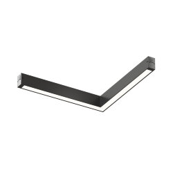 Угловой светильник SIMPLE LINEAR 18W 3000K, черный, Denkirs DK8114-BK