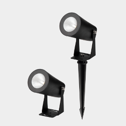 'Ландшафтный светодиодный светильник 15 Вт, 36°, 100-240В, 3000К (тёплый белый), IP65, чёрный, FL-F24A-15-BL-WW 042721