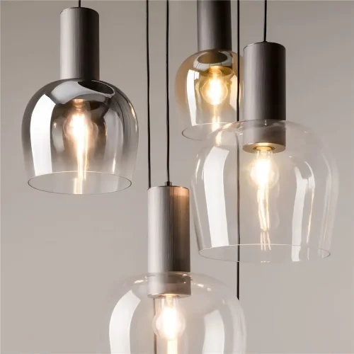 Подвесной светильник Smart Casual E27х6 (Черный) - фото 13