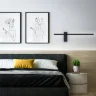Настенный светильник (бра) FR6111WL-L12B Эстетика / Aesthetic 10 Вт LED (Черный) FR6111WL-L12B - фото 6