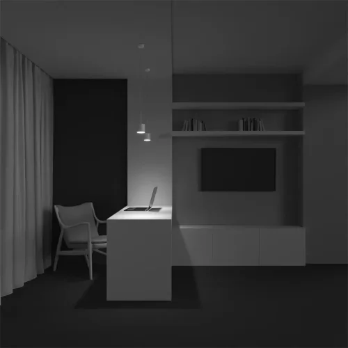 Подвесной светильник Polar GX53 1x12Вт (Белый) - фото 19