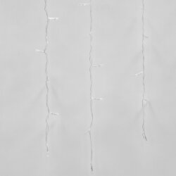 ULD-C1510-160-DTA WARM WHITE IP20 Занавес светодиодный с контроллером, 1.5х1м, 160 светодиодов, Теплый белый свет, Провод прозрачный.