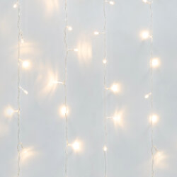 ULD-C1510-160-DTA WARM WHITE IP20 Занавес светодиодный с контроллером, 1.5х1м, 160 светодиодов, Теплый белый свет, Провод прозрачный.