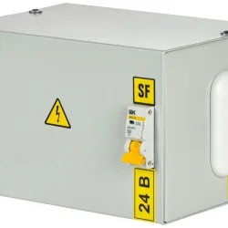 Ящик с понижающим трансформатором ЯТП 0.25 230/24В (2 авт. выкл.) IEK MTT12-024-0250