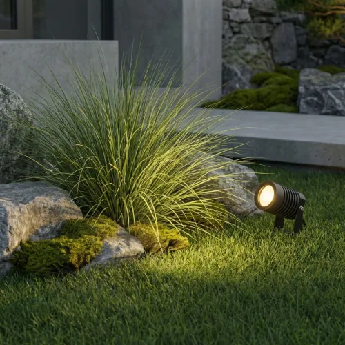 Ландшафтный поворотный светильник Landscape LED 3000K черный IP54 043 FL LED черный - фото 6