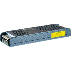 Блок питания интерьерный ELF, 24В (adj), 380Вт, плоский металлический перфорированный корпус черный