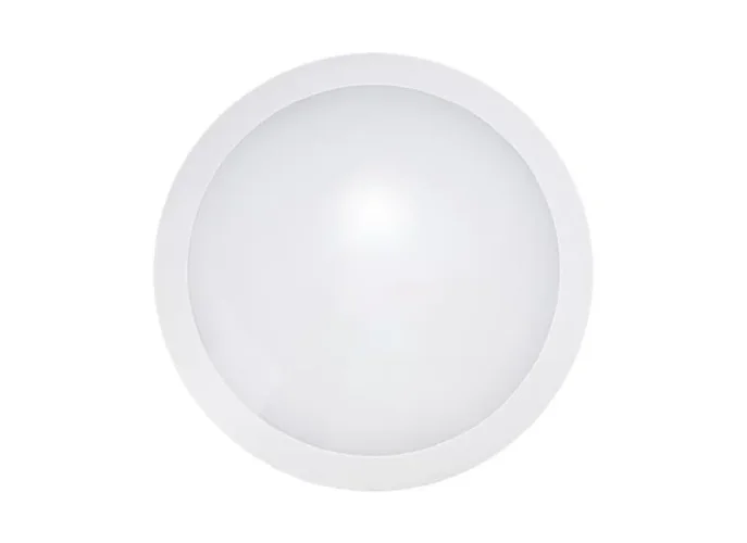 Светильник светодиодный WP 25 C 24W OP 940 D300 EL WH 300х300х93мм 24Вт 4000К IP66 пылевлагозащ. ЖКХ с БАП 1.5ч бел. Русский Свет 15072523334 - фото