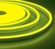 NeonLine ELF PVC интерьерный, боковой изгиб, 12В, IP53, 8мм, 1м, кратность реза  1см, лимонно-желтый - фото