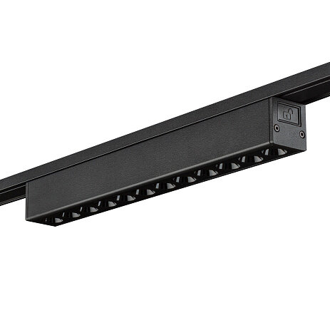 'Светильник трековый SLIM, 48В 12W черный 2700-6000К, DL-SLIM-DRBL-12-CCT - фото