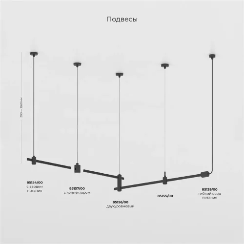 Esthetic Magnetic Набор для подвеса с коннектором 1210 мм 85157/00 - фото 9