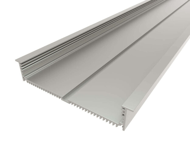 Профиль врезной алюминиевый LC-LPV-32180-2 Anod - фото