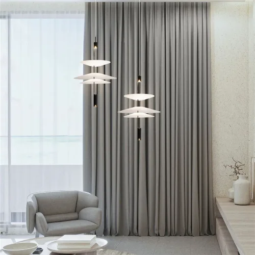 Подвесной светильник Freya FR6190PL-L7WB (Черный) - фото 7