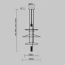 Подвесной светильник Freya FR6190PL-L7WB (Черный) - фото 8