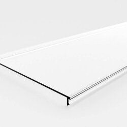 Рассеиватель поликарбонатный для профиля LC-LRM-P94-2 прозрачный