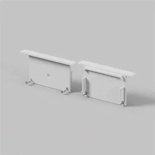 Комплект заглушек (для профиля ALM-6332-S-2M) 2 шт. (Белый) - фото 6