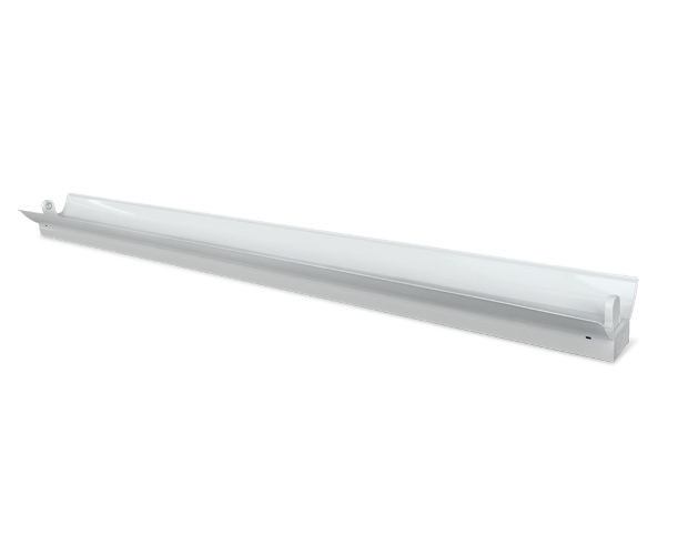 Светильник под светодиодную лампу SPO-101-1R 1хLED-T8-1200 G13 230В IP20 1200мм с рефлектором IN HOME - Фото