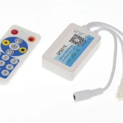 Контроллер SP601E S375 (5-24V, 2х600pix, SPI, пульт+ управление по Bluetooth)