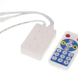 Контроллер SP601E S375 (5-24V, 2х600pix, SPI, пульт+ управление по Bluetooth)