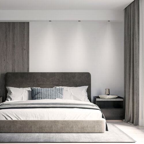 DK2510-WB Встраиваемый светильник SPACE со светодиодом d65 220V 8W 38° 4000К IP20 белый/черный алюминий. Фото 5