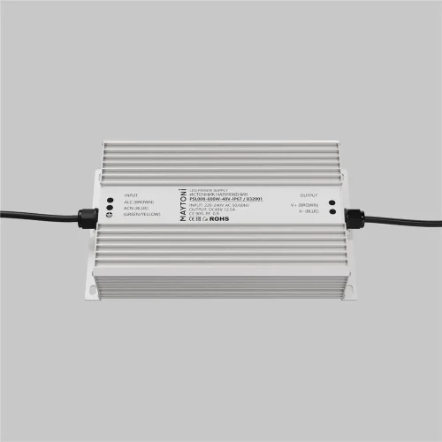 Источник напряжения PSL008 48В 600Вт IP67 832001 (Серебро) 832001 - фото 2