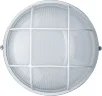 Светильник ЛОН 94 807 NBL-R2-100-E27/WH 1х100Вт E27 IP54 (аналог НПБ 1102 бел. круг с решеткой 100Вт) Navigator 94807 - фото