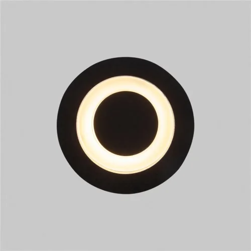 Встраиваемый светильник Limo 3000К 3Вт IP 65 (Черный) - фото 4