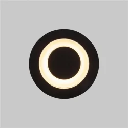 Встраиваемый светильник Limo 3000К 3Вт IP 65 (Черный)