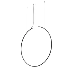 Шинопровод Arity подвесной круглый D800мм вертикальный (Черный) TRX233-RV-D800-B